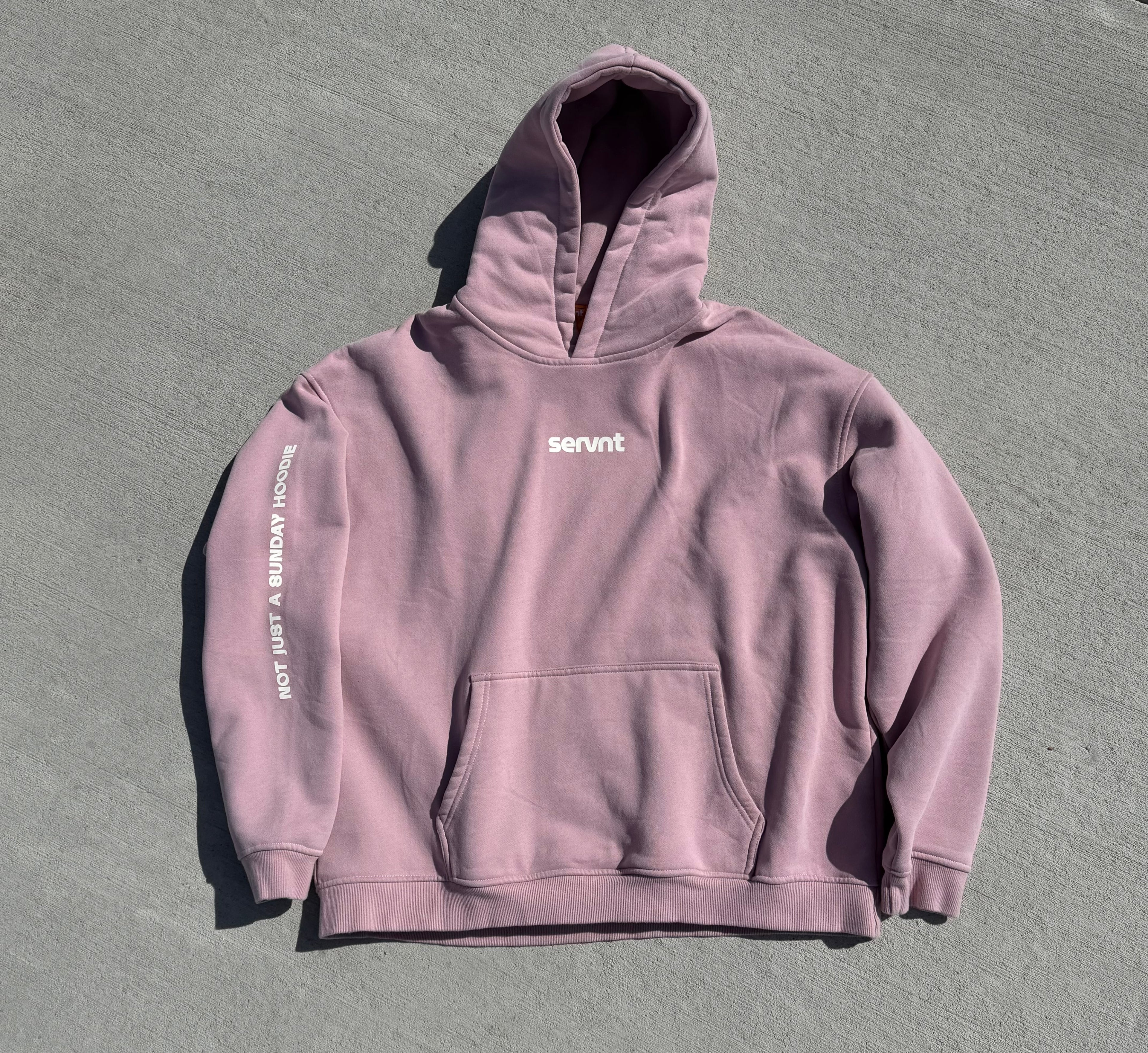 Here Am I Purple Clay Hoodie