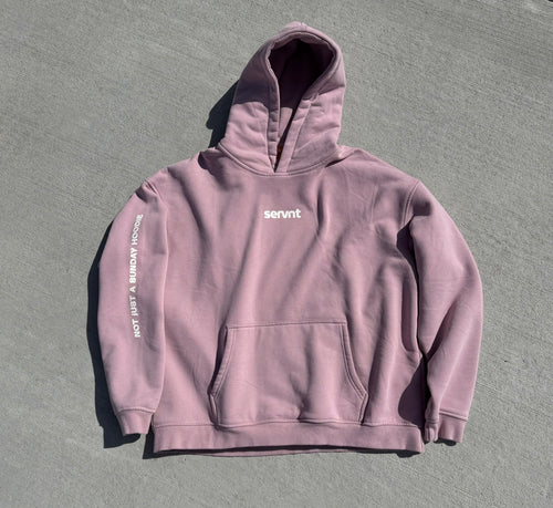Here Am I Purple Clay Hoodie