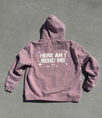 Here Am I Purple Clay Hoodie