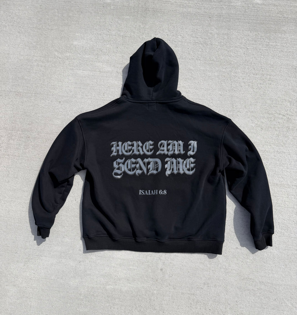 Send Me Midnight Black Hoodie