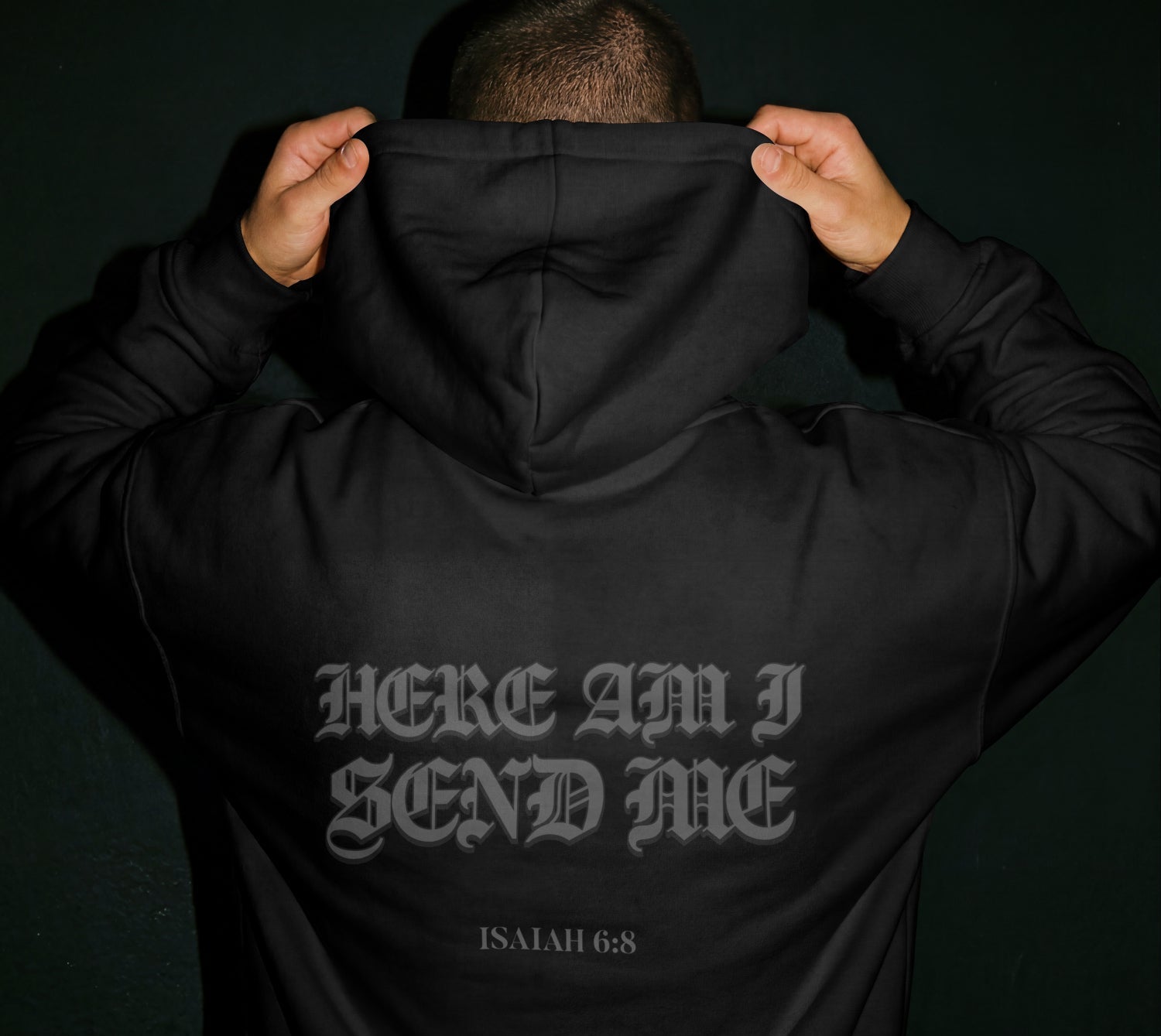 Send Me Midnight Black Hoodie